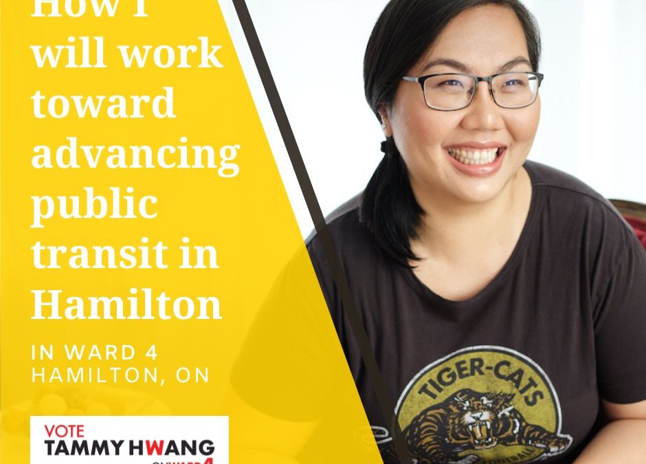 Tammy Hwang will work toward advancing transit in Hamilton Ward 4
